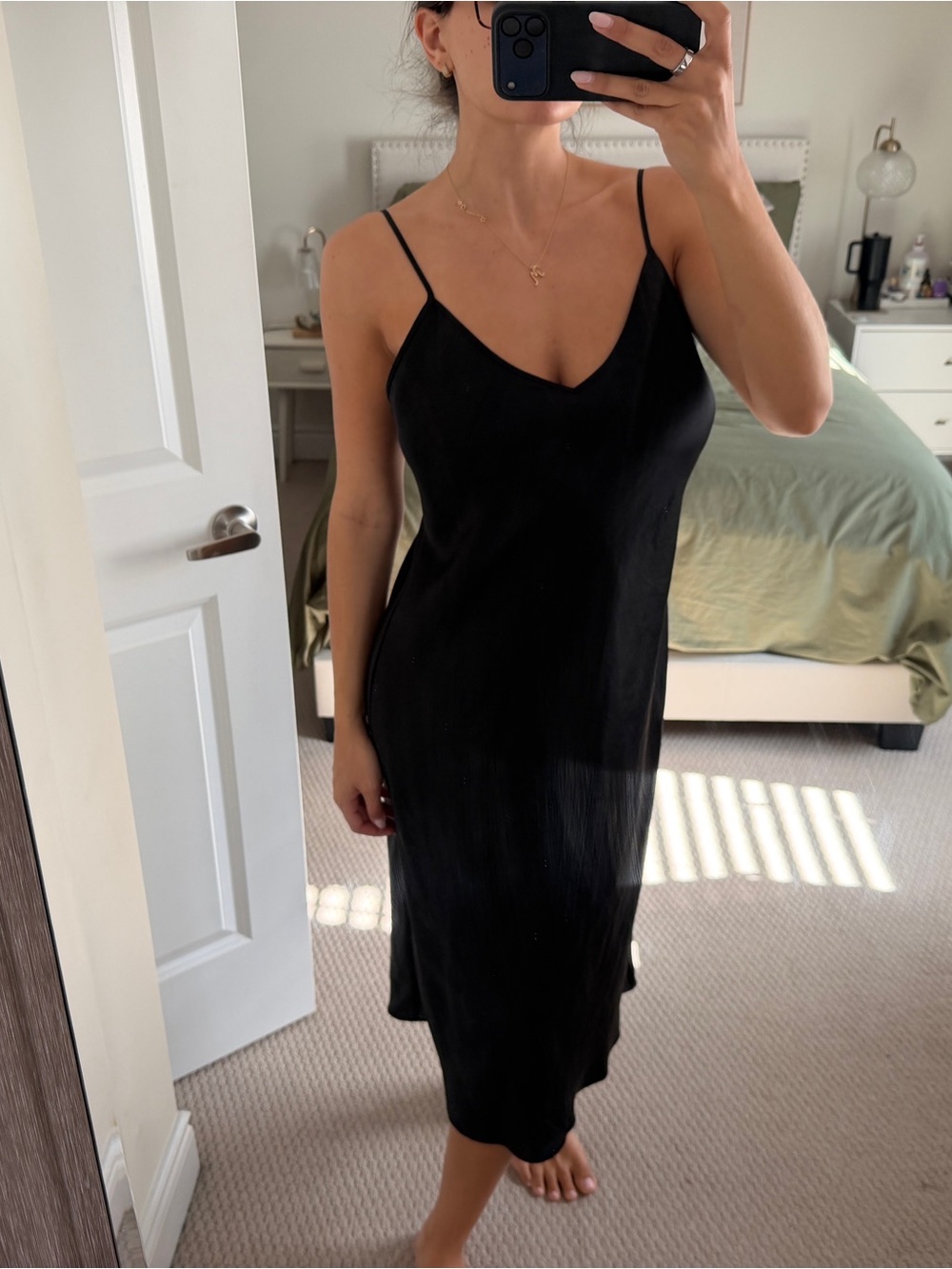 WILFRED Satin Midi Dress